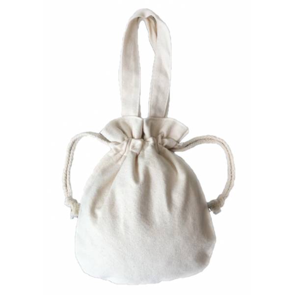 White deals string bag